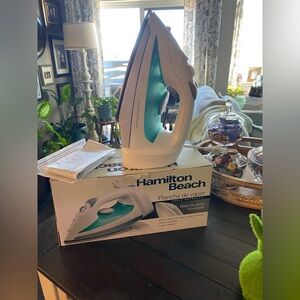 Hamilton Beach steam iron.